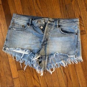 Free People Denim Shorts
